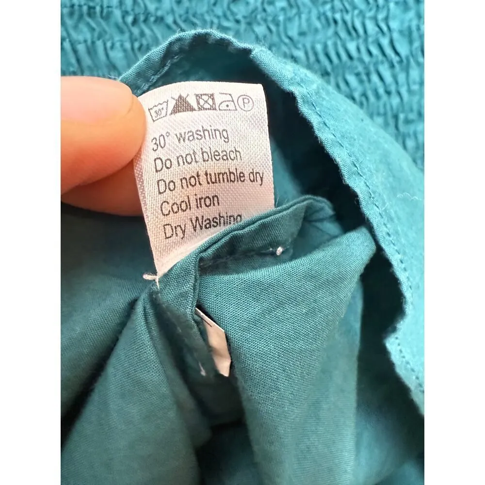 Olivia James the Label Bridget Top in Atlantic Green Sz. XS - Image 6