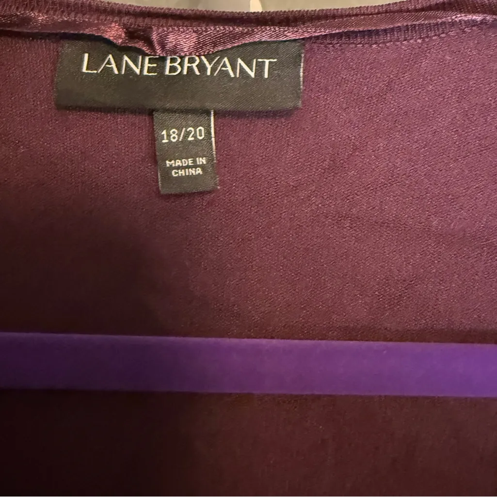 Lane Bryant Rich Plum Cardigan - Image 2