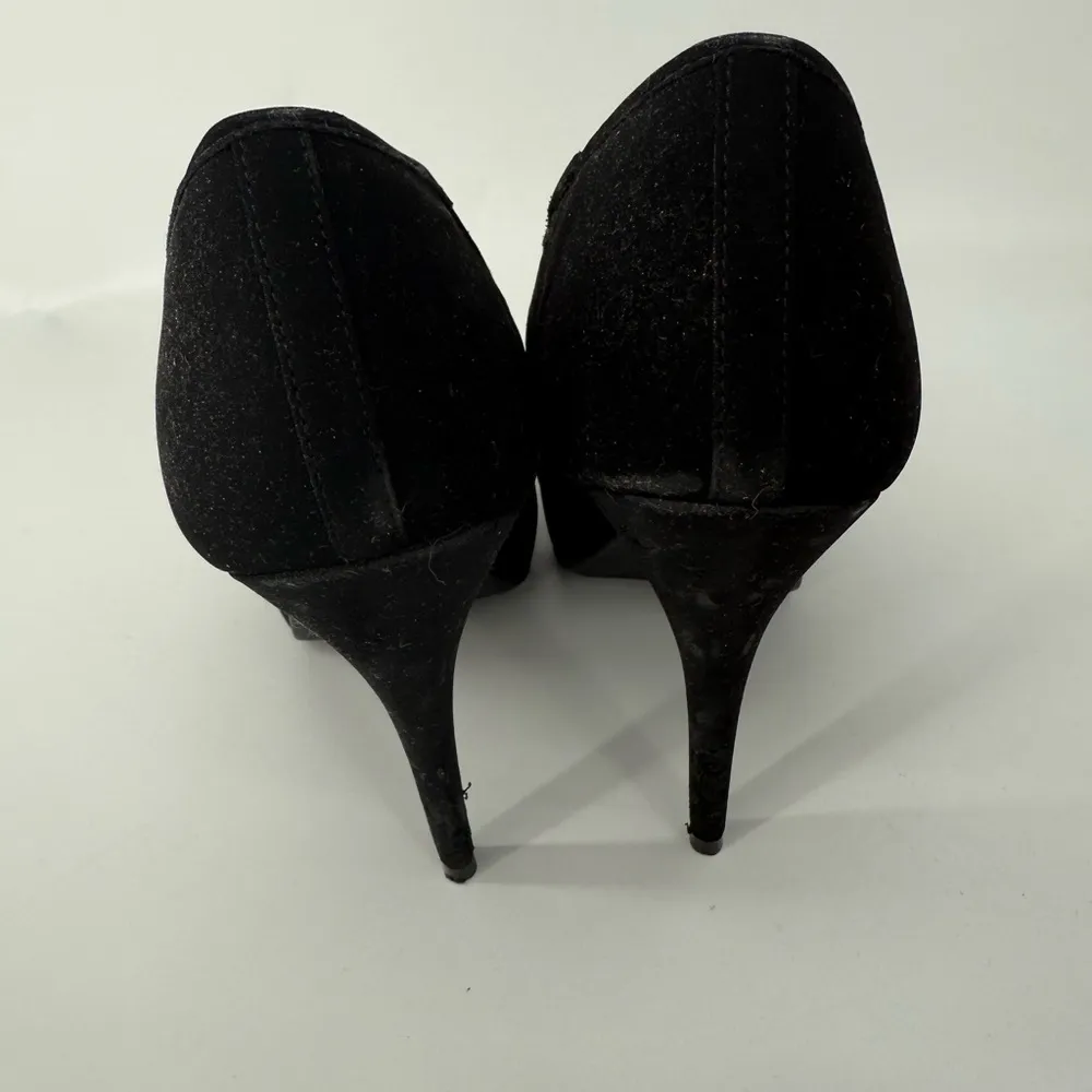 Apt. 9 Laser-Cut Apkennedy Black Platform Heels Size 8.5 - Image 4