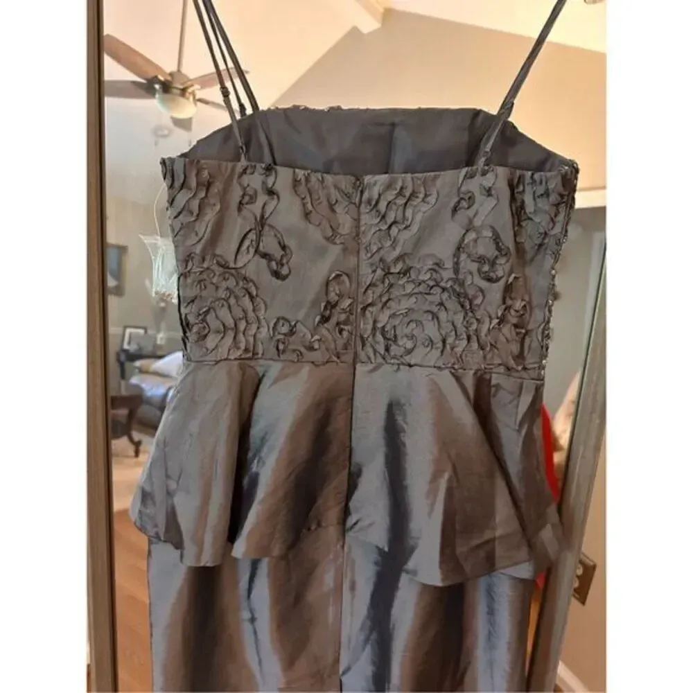 Spiegel Gray‎ Silver A Line Skirt Size 8 - Image 4
