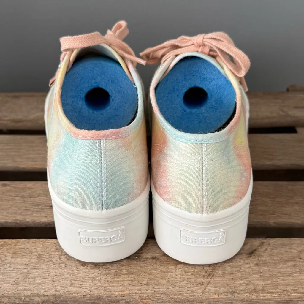 Superga 2790 Fantasy COTW Sneaker in Pastel Tie Dye Size 39/US 8-8.5 A29 - Image 7