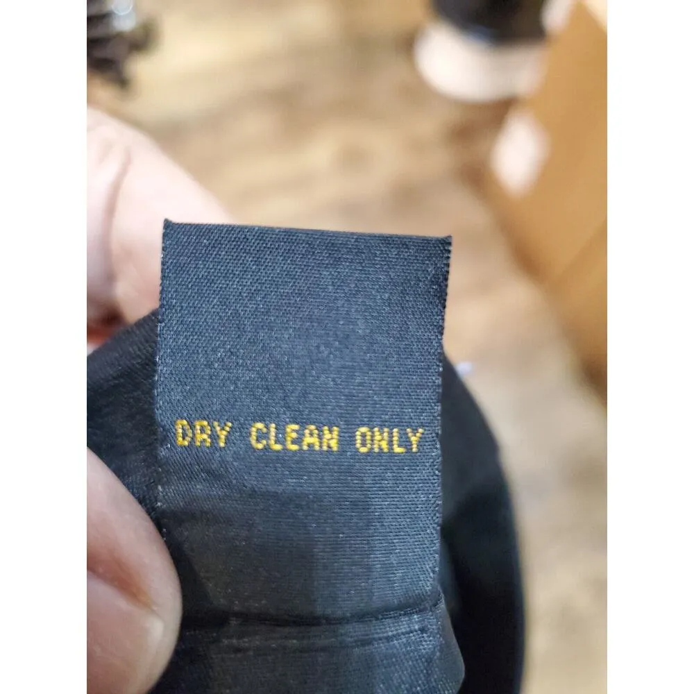 Grace Dane Lewis Women's Black Polyester Flat Front Vented Mini Skirt Size 10 - Image 7