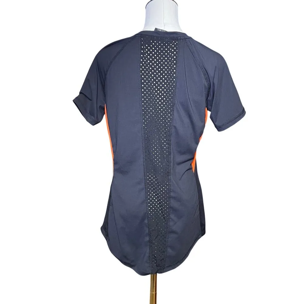 Harley Davidson Women's Black and Orange T Shirt.  Size Medium - Image 2