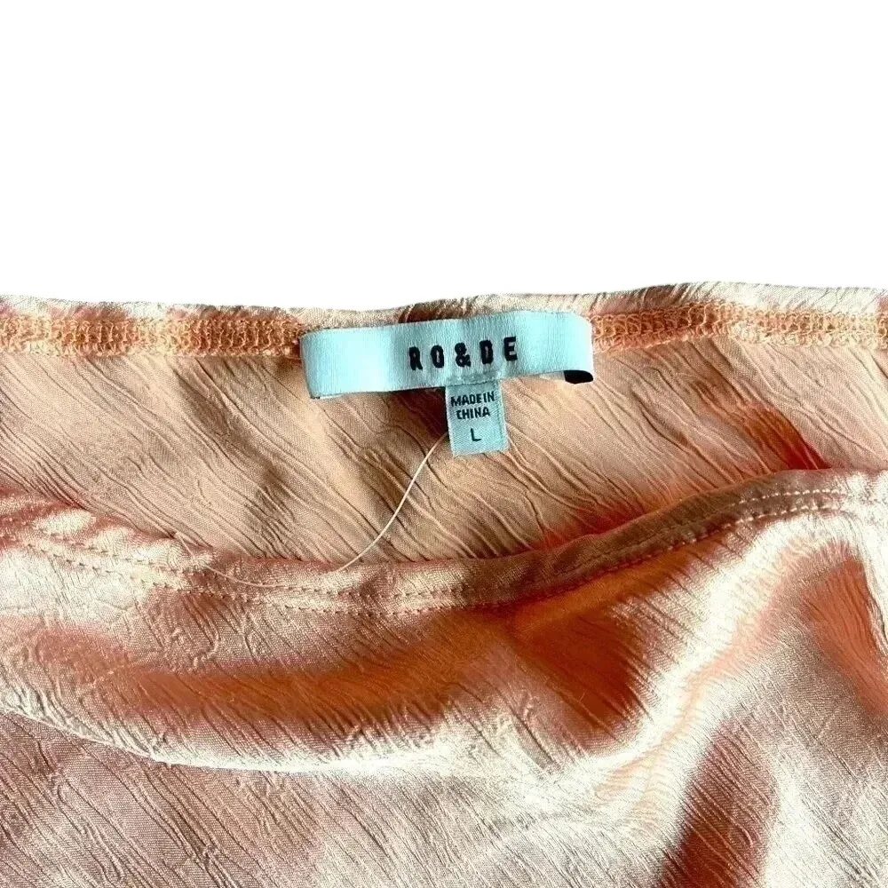 Elegant Blush Pink Midi Skirt Soft Flowy‎ Feminine Casual to Dressy F18 - Image 4