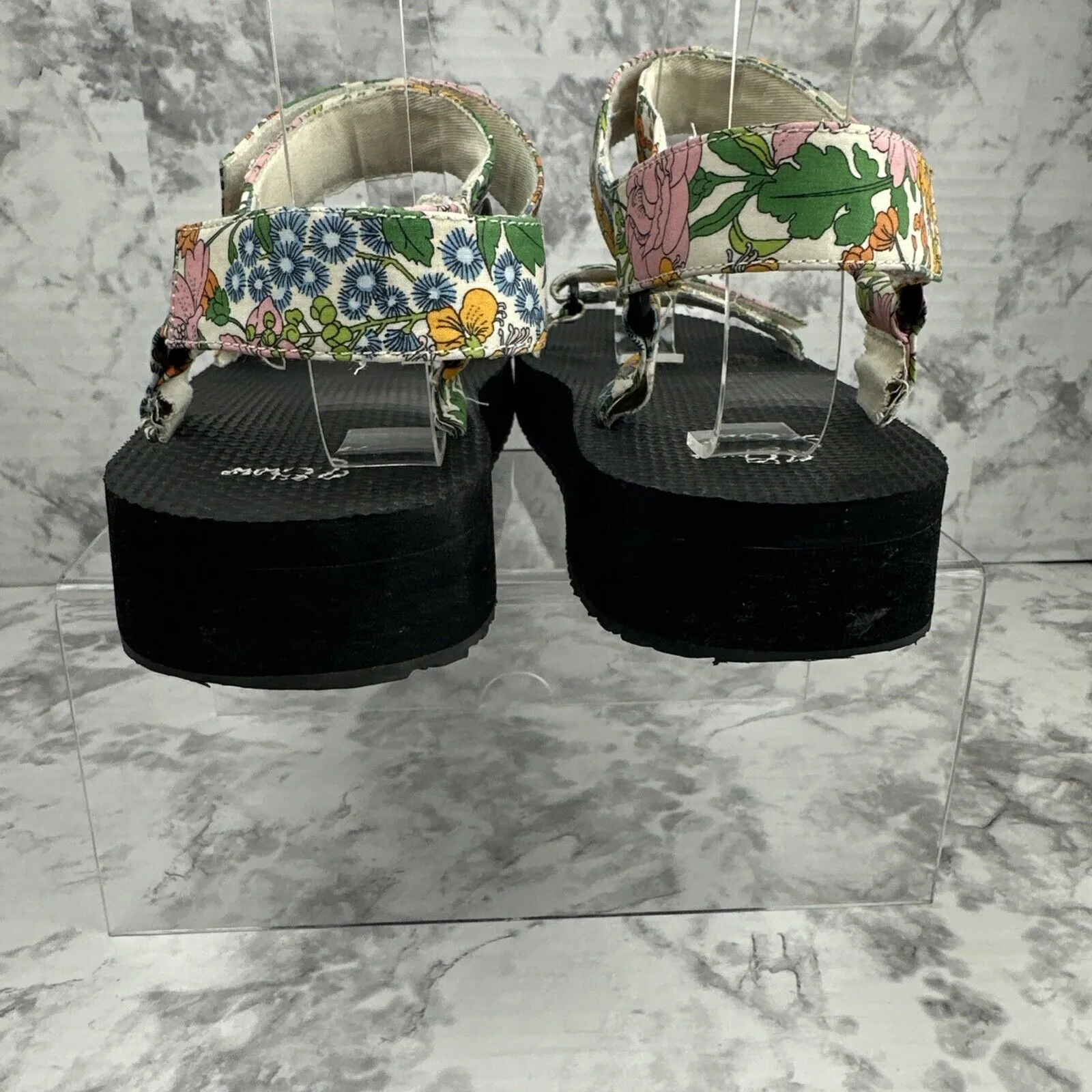 J.Crew Womens Sporty Strap Sandals Size 10 Liberty Mini Floral Walk Fabric - Image 5