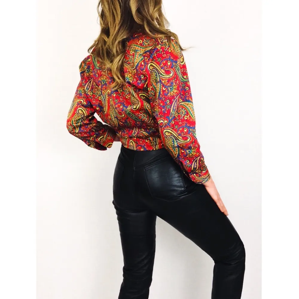 Vintage Ralph Lauren Paisley Button - Image 6