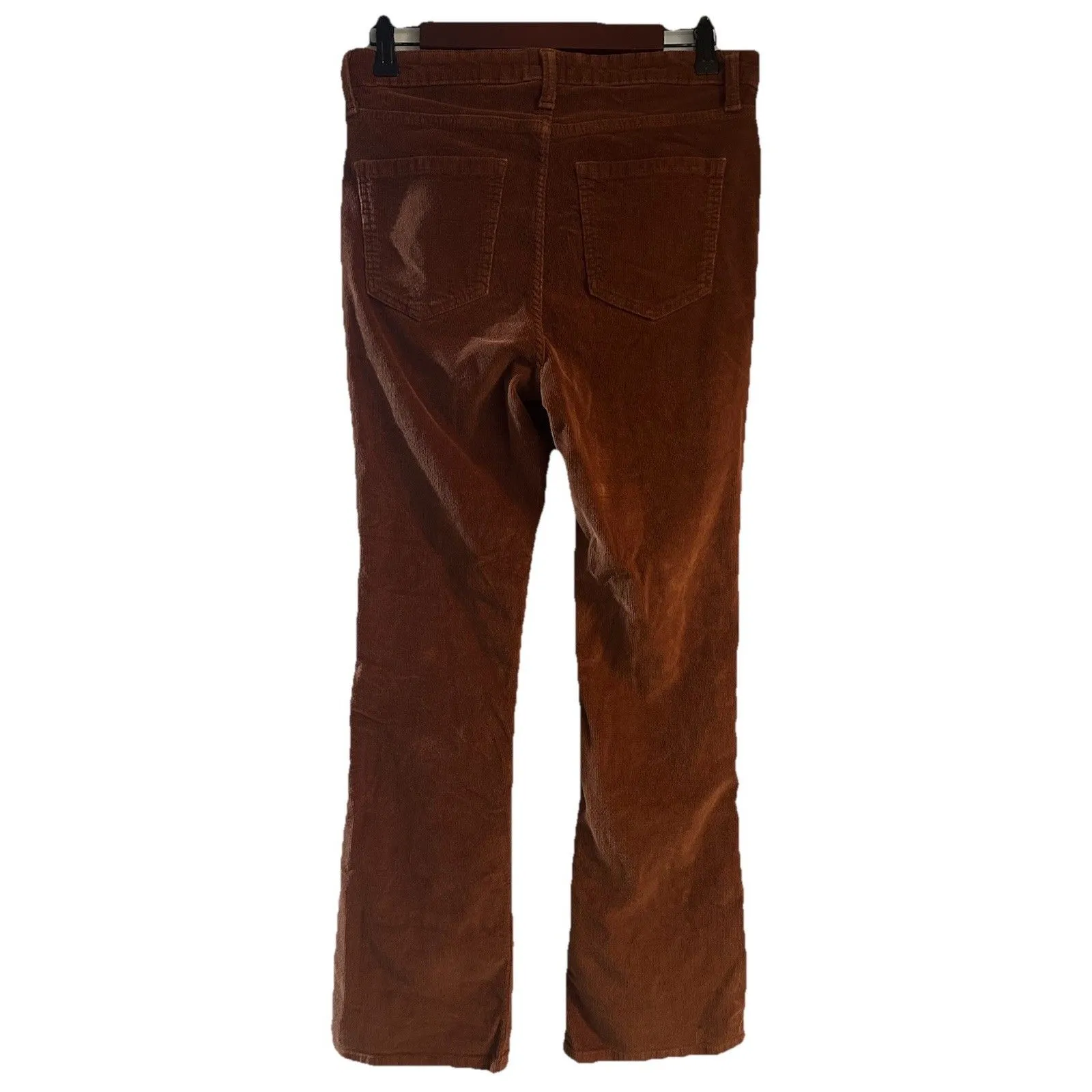 Time and Tru Brown Corduroy Bootcut Jeans Pants Women Size 8 Boho Western - Image 2