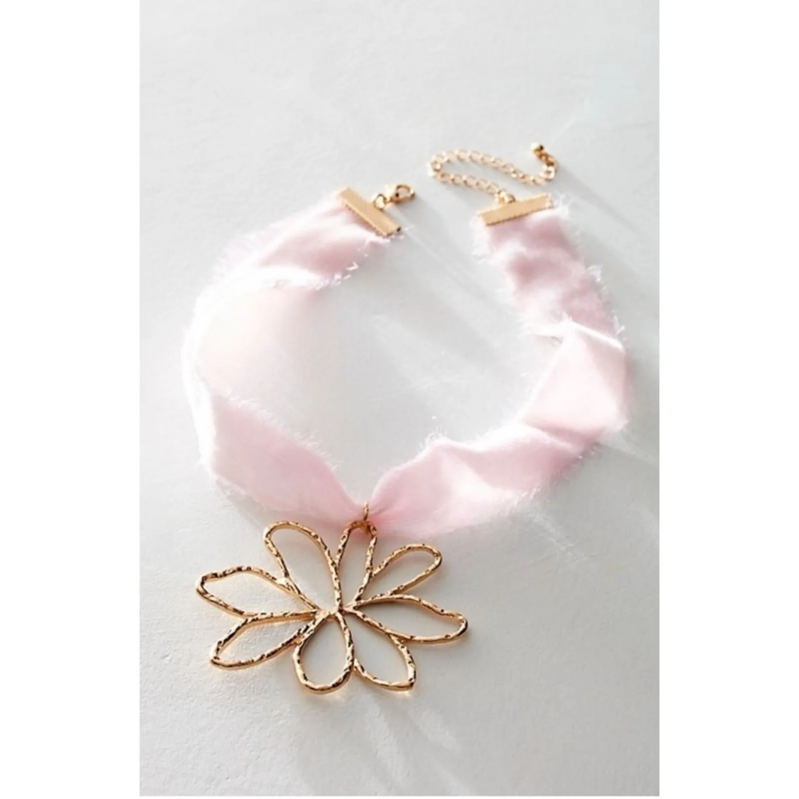 Free People Annabelle Choker & Lulu Dangles Set Blush Pink Fairy Dainty  NWT - Image 3