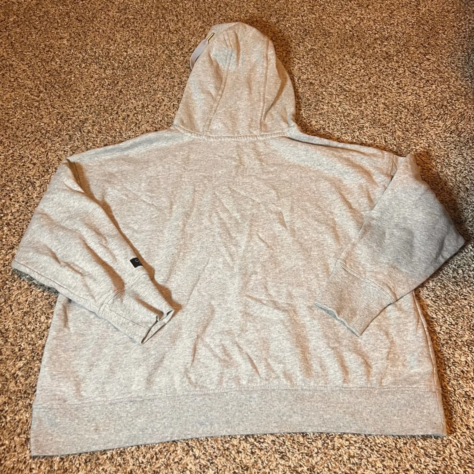 CK‎ Calvin Klein Performance Hoodie Camo Logo Gray Pullover Sweatshirt 1X - Image 7