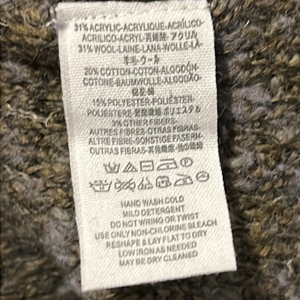 Jeepster Honeycomb Sweater Olive Forest Green Textured Small - Image 7