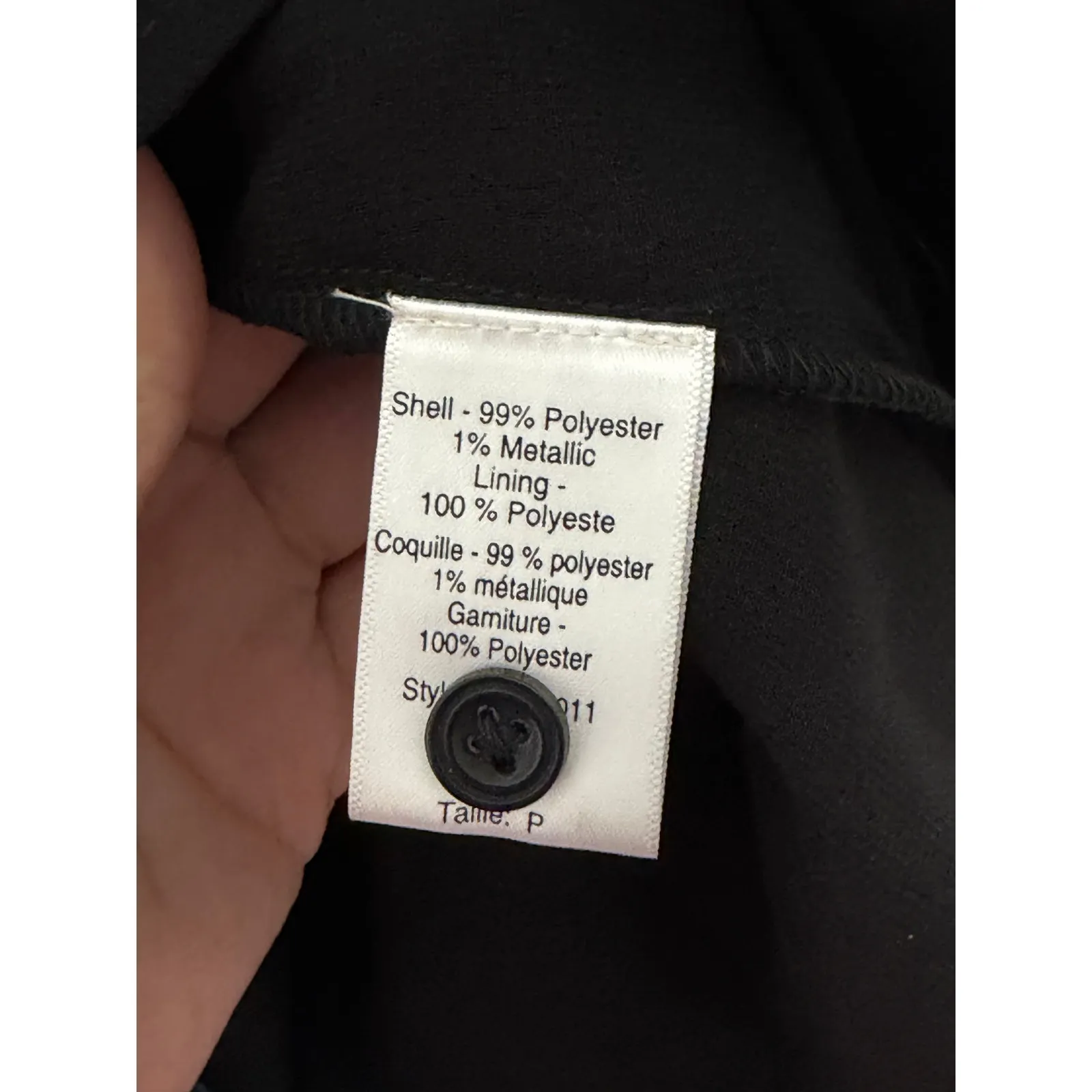 Elan Long Sleeve Flowy Dress in Blue Faux Wrap Ruched Waistband Floral Size S - Image 8