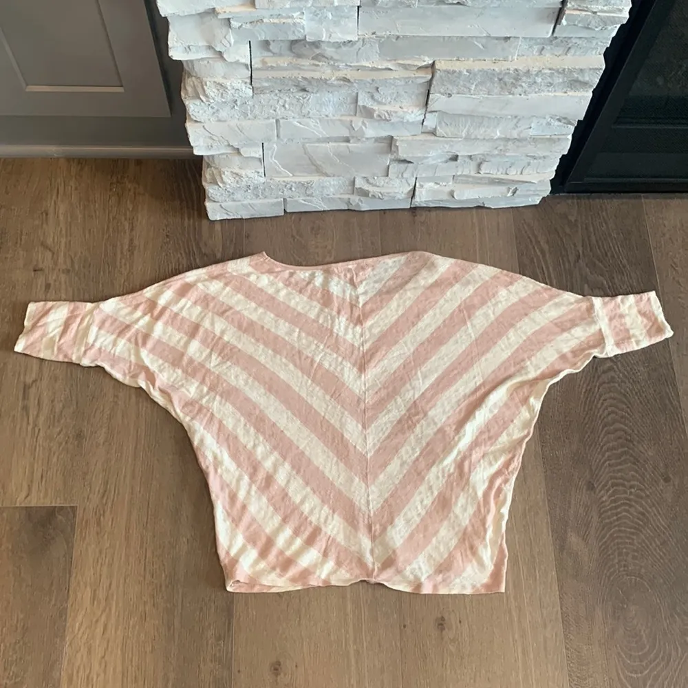 Velvet by Graham & Spencer linen striped top - Image 2