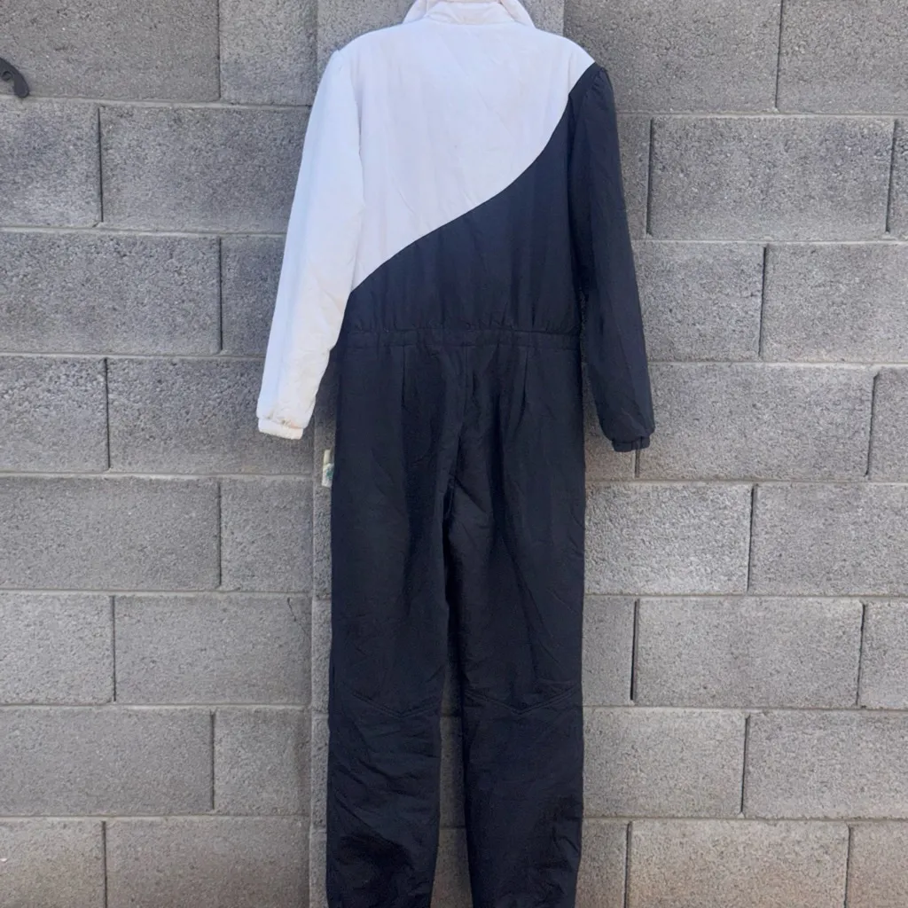 Vintage Snuggler Ski Snowboard Snowsuit Women's Size 10 Black White Purple Size M - Image 7