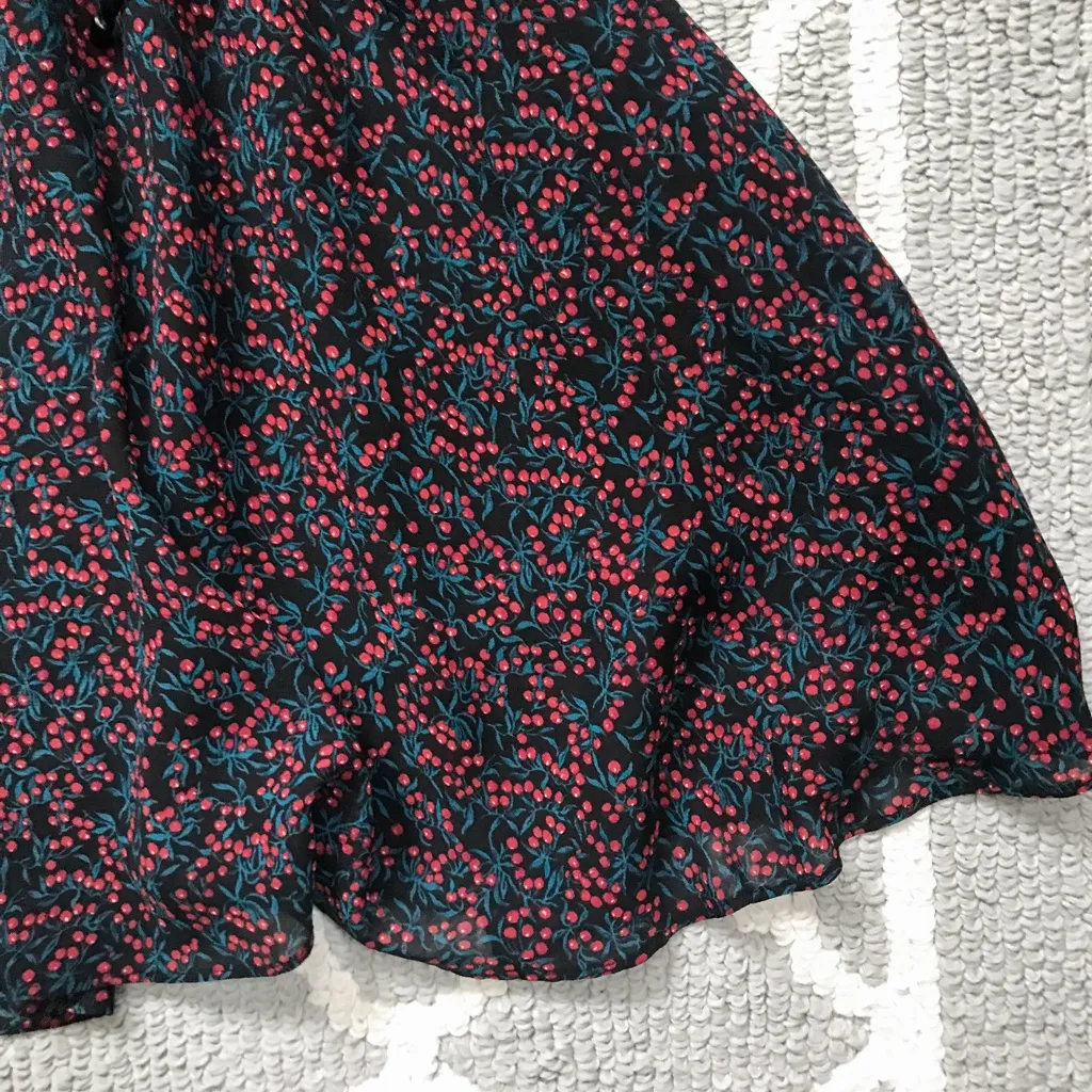 Revolve List holiday ruffle cinch waist dress sm. - Image 4