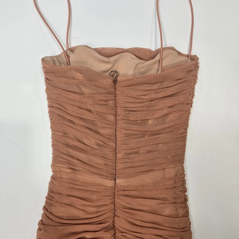 Nookie Mecca Midi Dress in Tan - Image 9