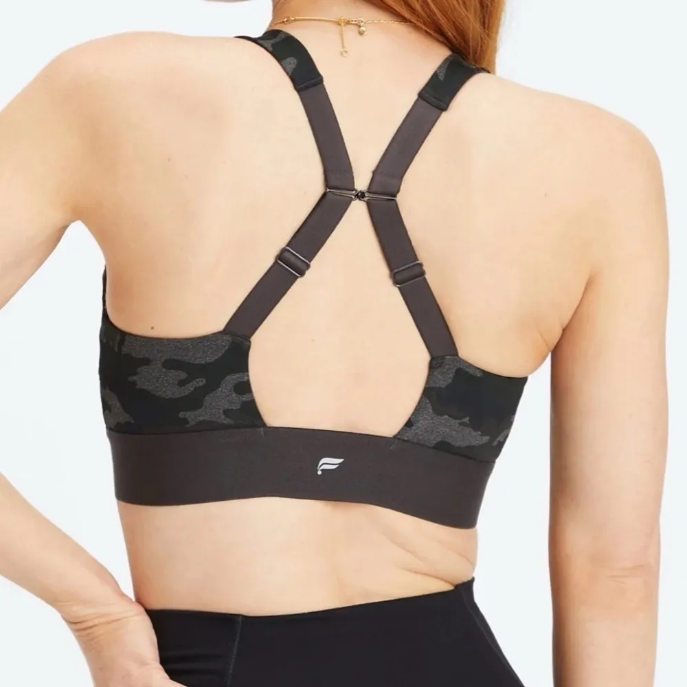 New FABLETICS Sports bra All Day Every Day in Charcoal Camp size Large - Image 10