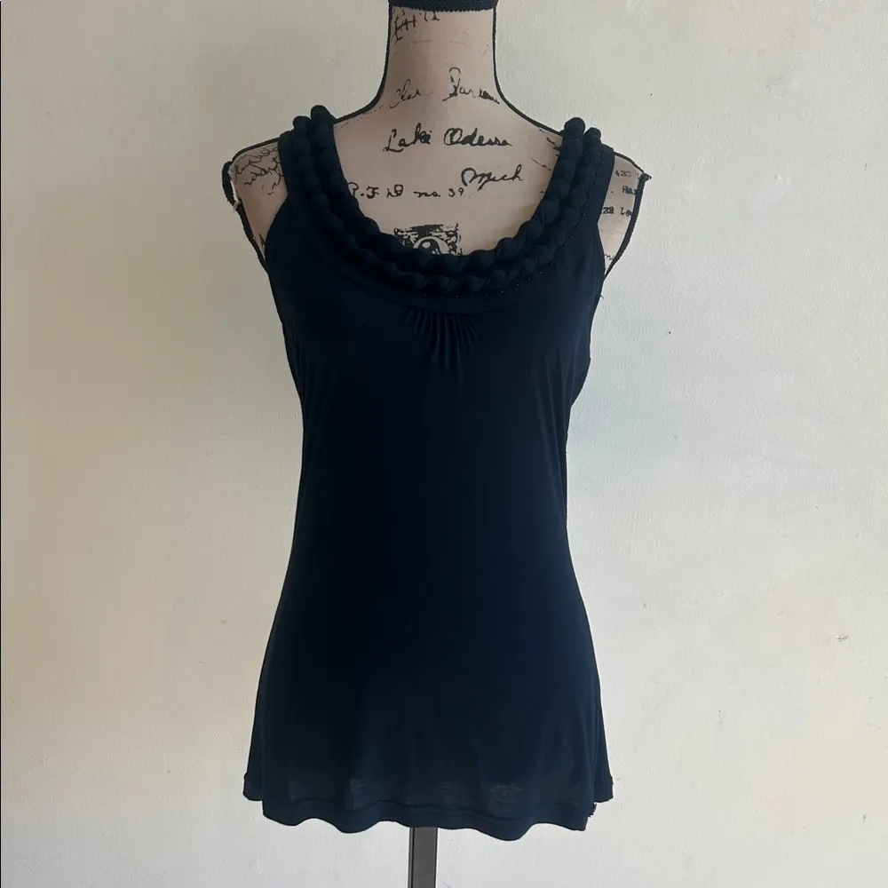 Ted Baker London Racerback Beaded Collar Top - Image 13
