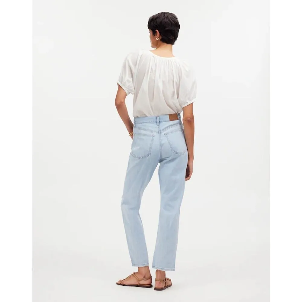 Madewell The Tall '90s Straight Crop Jean Fitzgerald Wash T28 NWT - Image 3