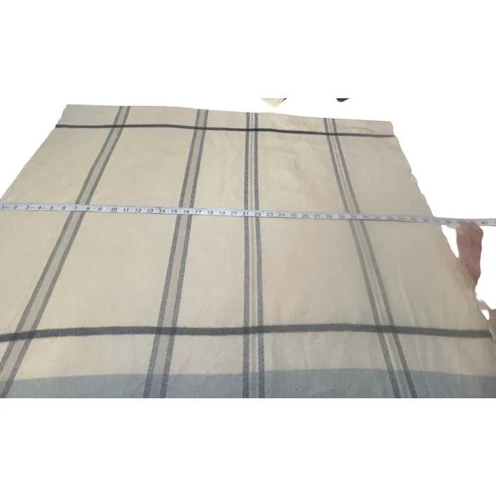 Primark scarf Sz 37/74 Beige, Black, Gray NWOT - Image 4