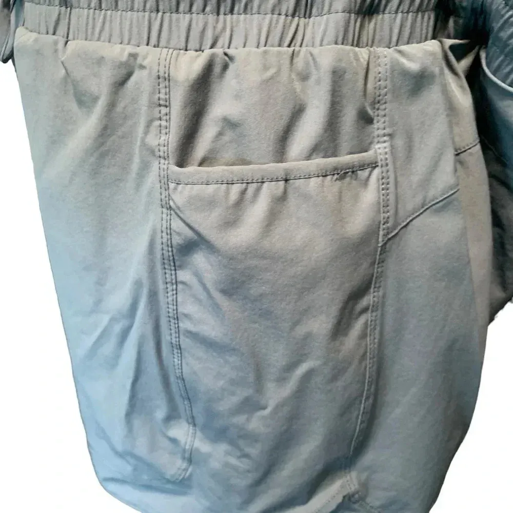 KORALHY women's 2XL lined athletic shorts, light blue with pockets, like new Size 2X - Image 4