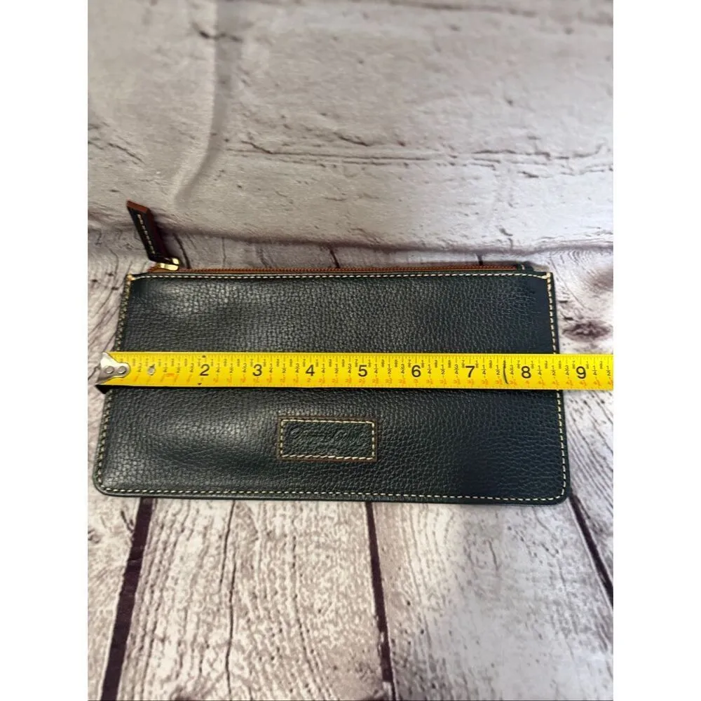 Dooney & Bourke zip ID wallet NWOT dark green - Image 2