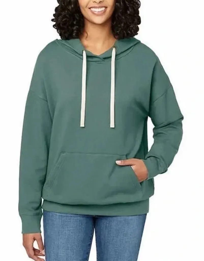 Buffalo David Bitton Size S Womens Super Soft Hoodie w/ Kangaroo Pocket Jade - Image 1
