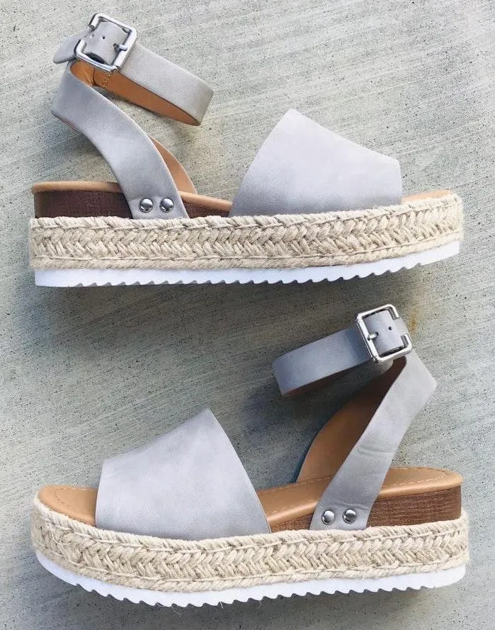 Soda Grey Espadrilles  - Image 2