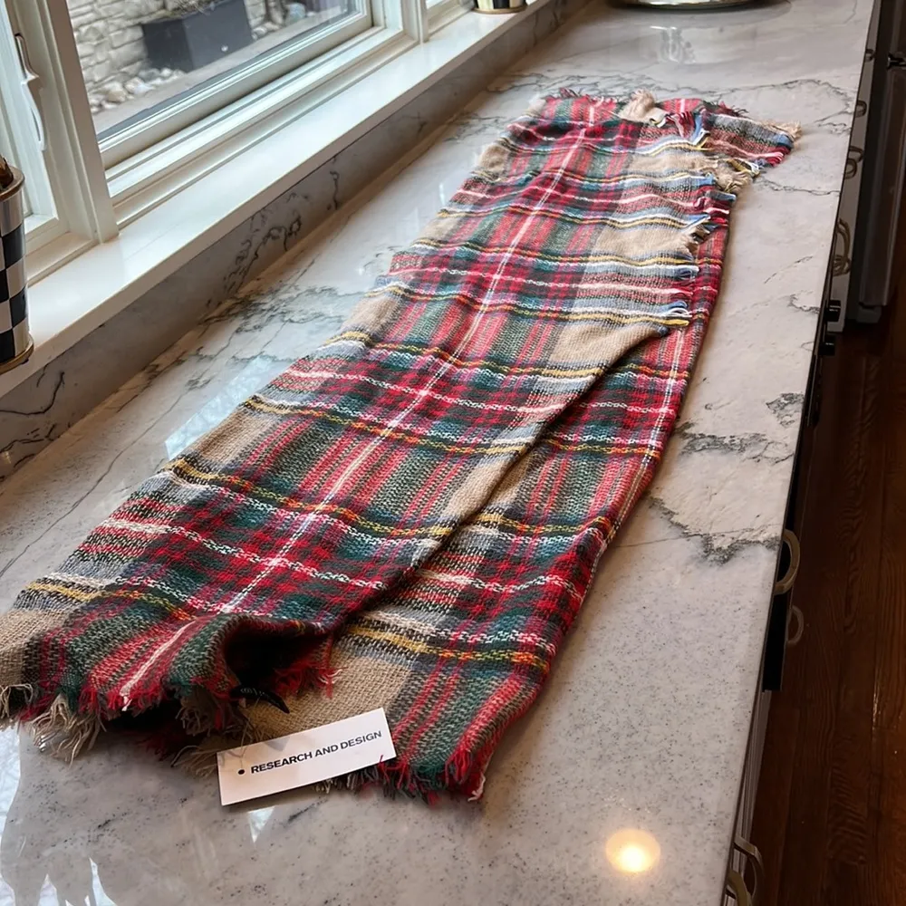 NWT Plaid Blanket Scarf - Image 3