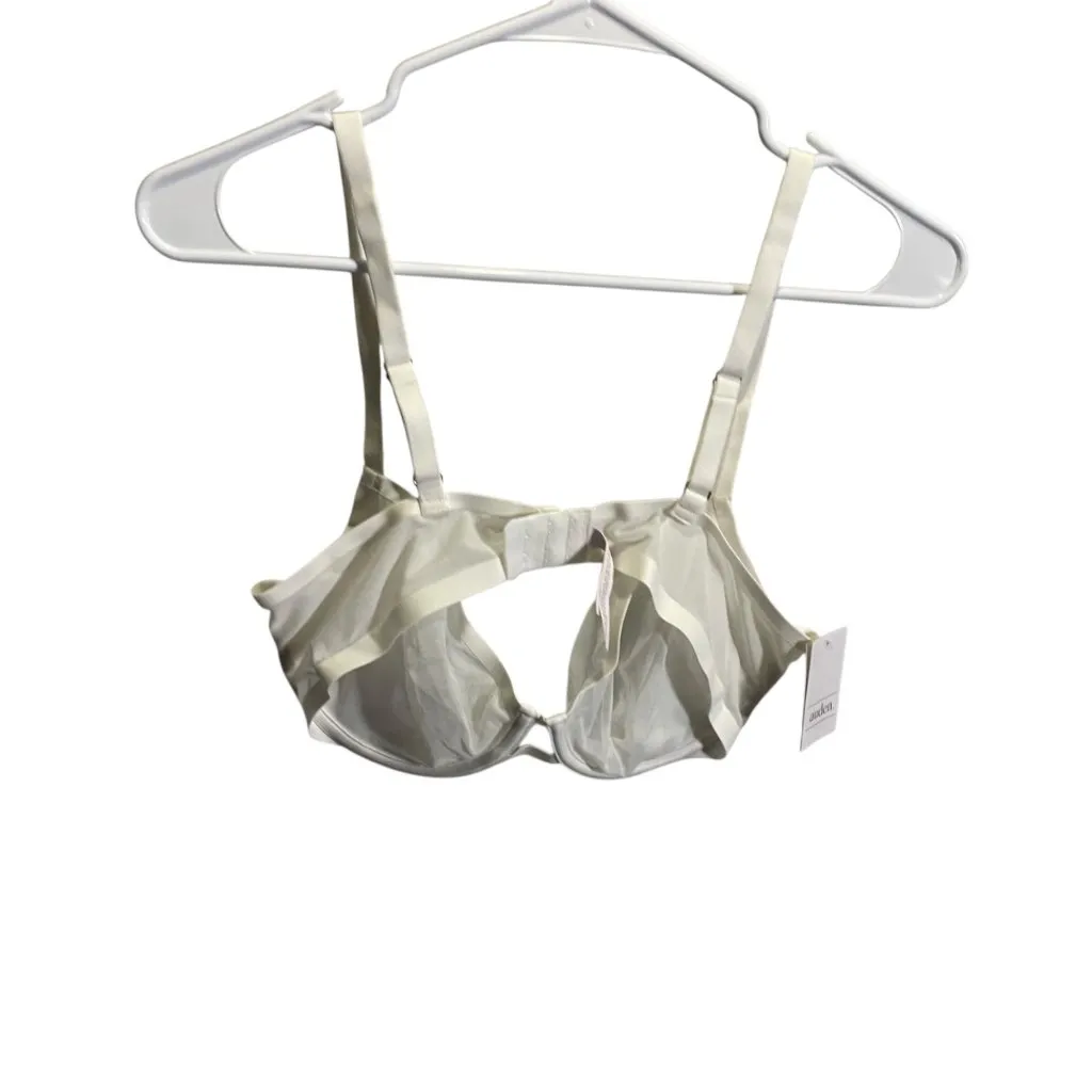 Auden Smooth Unlined Comfort Wire Demi Coverage Bra 36C White - Image 2