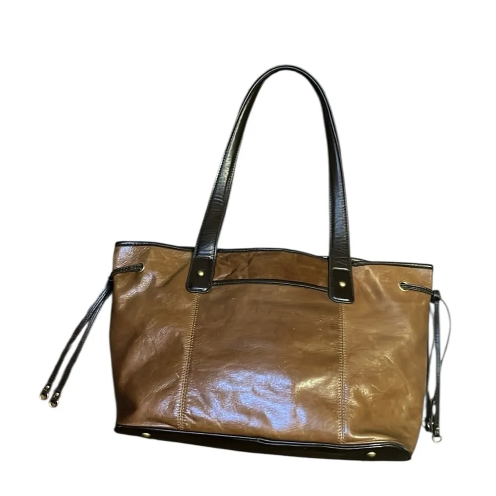 Tignanello Brown Leather Tote Bag - Image 2