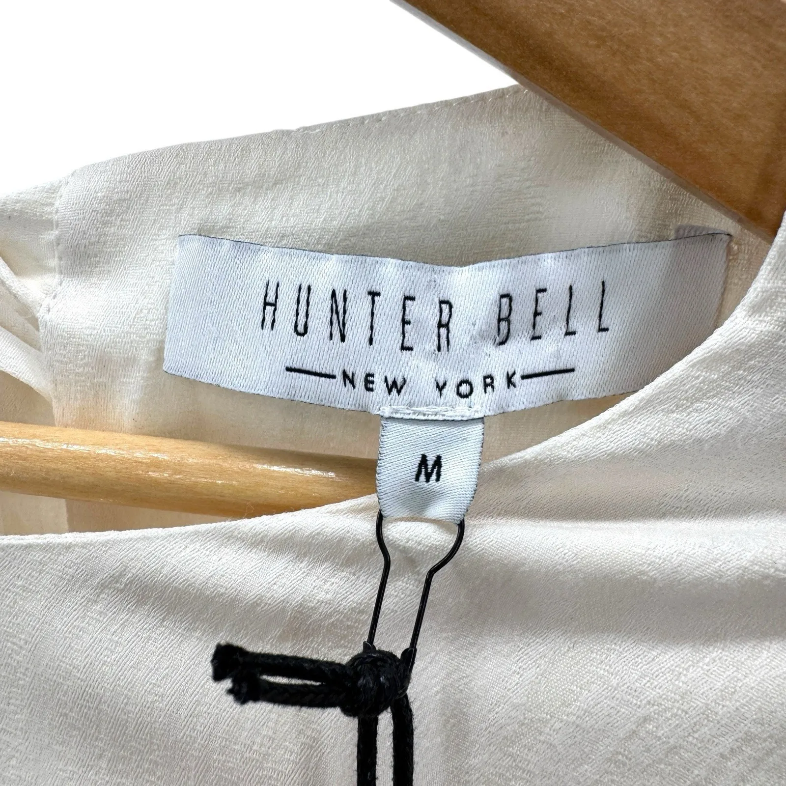 Hunter Bell Bennett Puff Sleeve Maxi Dress Cream Cottagecore NWT M - Image 6