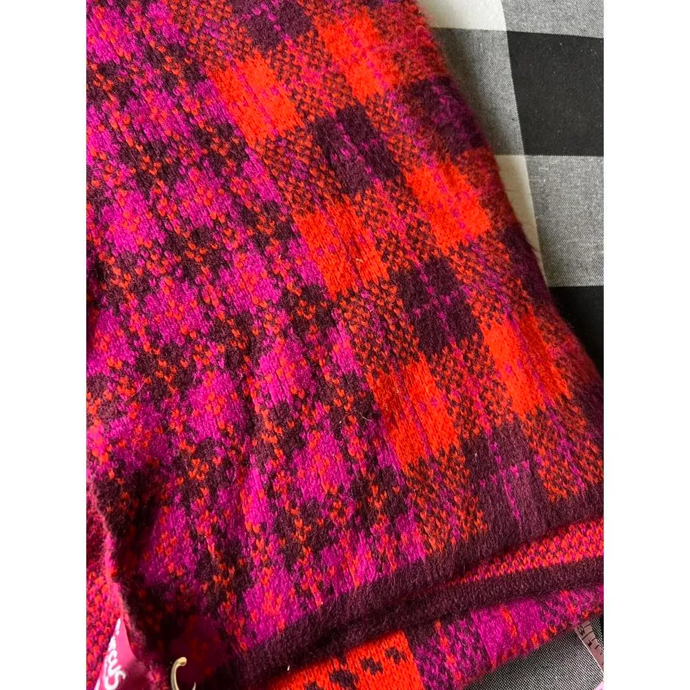 Circus by Sam Edelman Colorful Plaid Scarf - Image 7