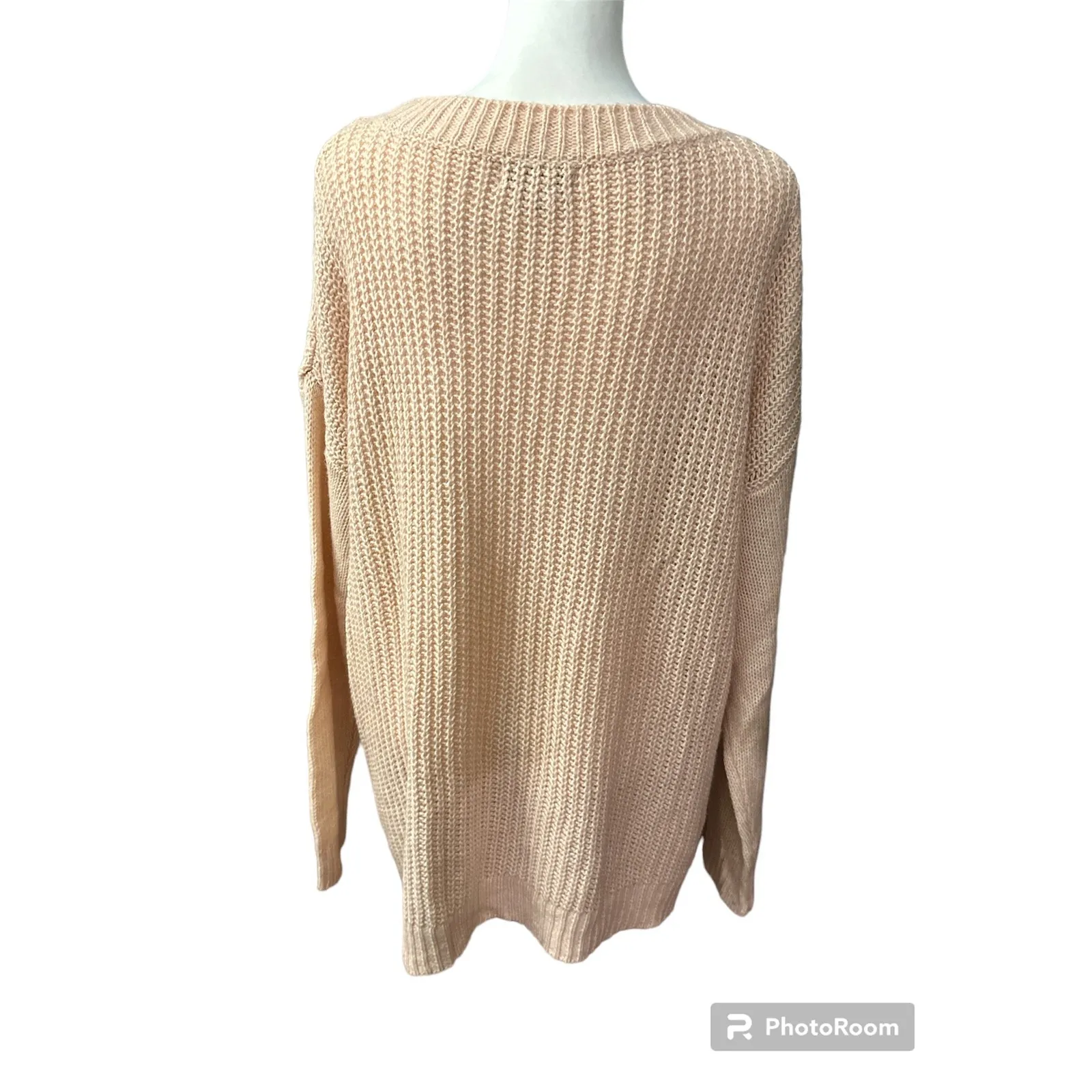 Ava and Viv Pink Sweater 2X - Image 2