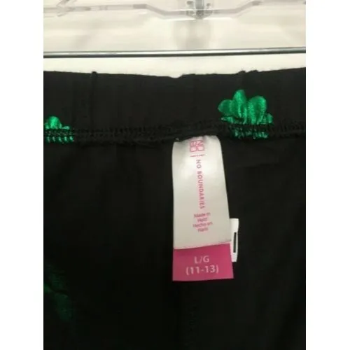 NOBO Women's Juniors 4-Leaf Clover Print Capri Leggings Pants Size L 11-13 - Image 6