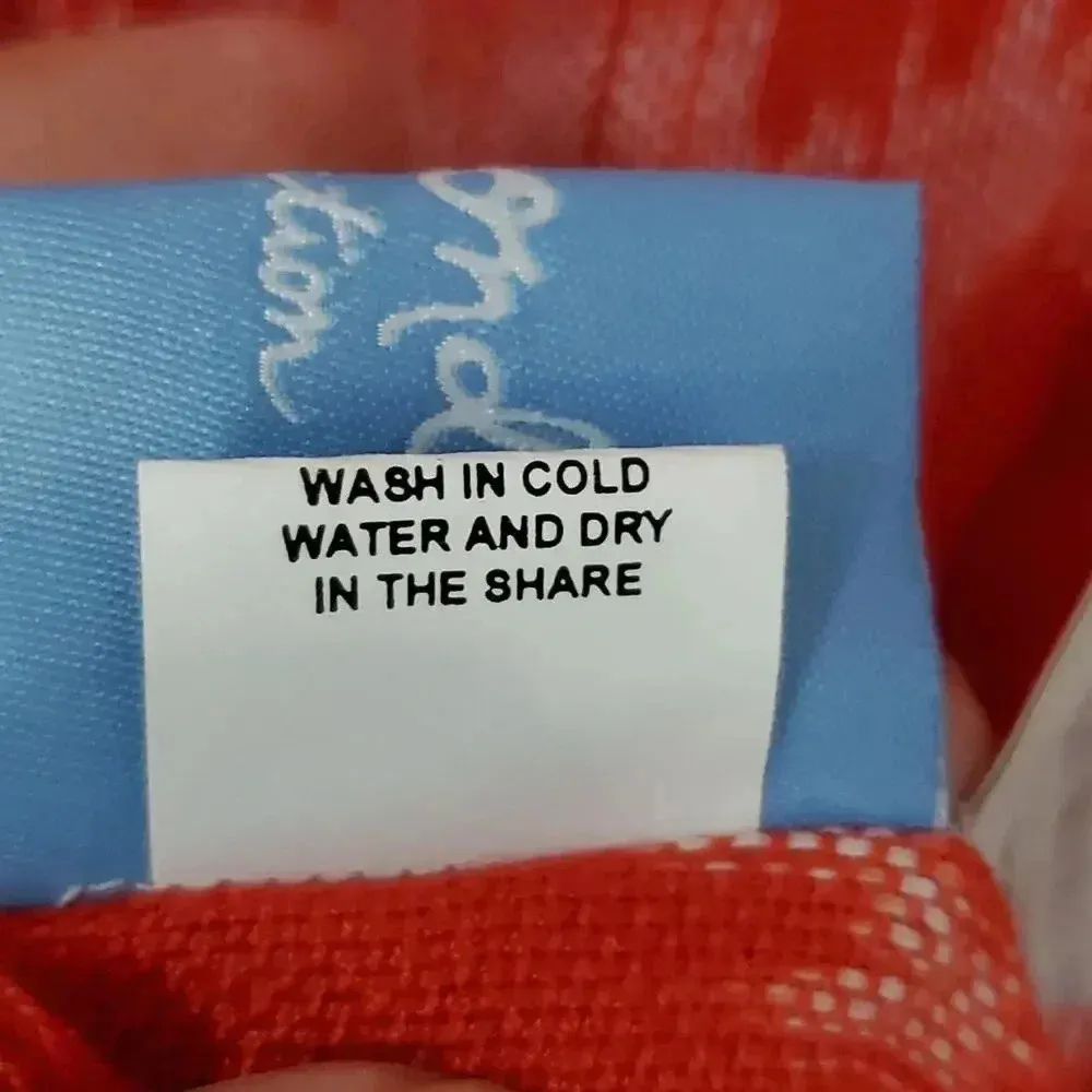 Noonday Collection Orange and White Scarf - Image 3