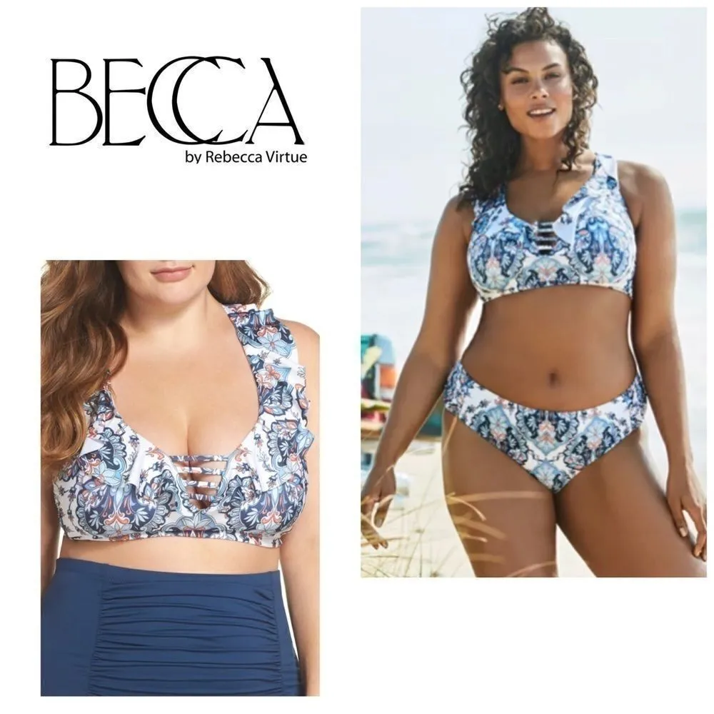 Ruffle Bralette Bikini Top. - Image 2