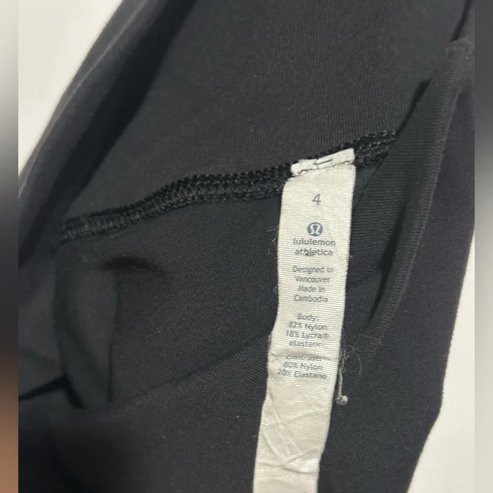 Lululemon Rhythm High Times 7/8 High Rise Leggings in Black Criss Cross Mesh 4 - Image 6