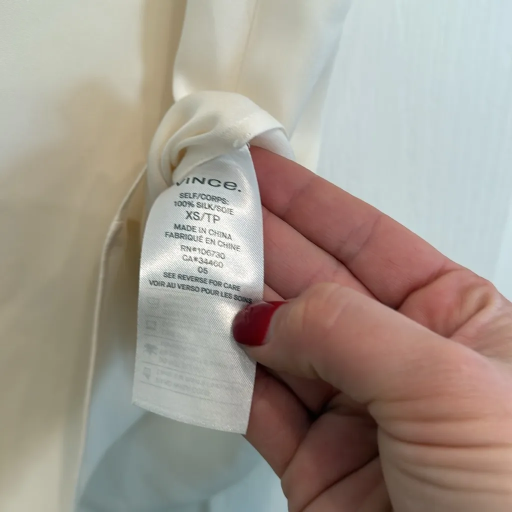 Vince Silk sleeveless blouse - Image 4