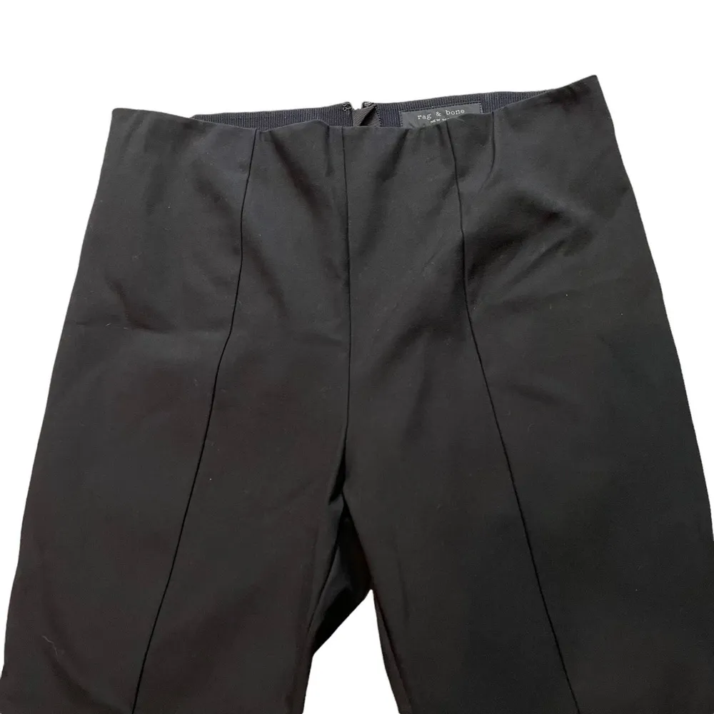 Rag & Bone Simone Snap Front Pant in Black - Image 11