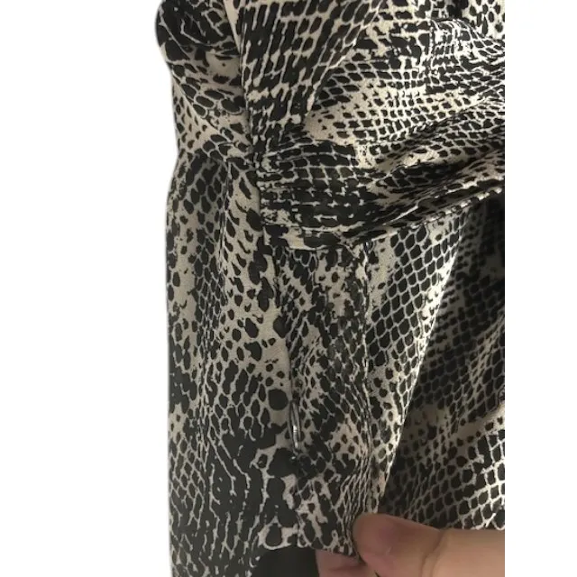 Snakeskin Print Sleeveless Top L‎ Wrap Coquette Soft Goth Urban Festival Party - Image 9