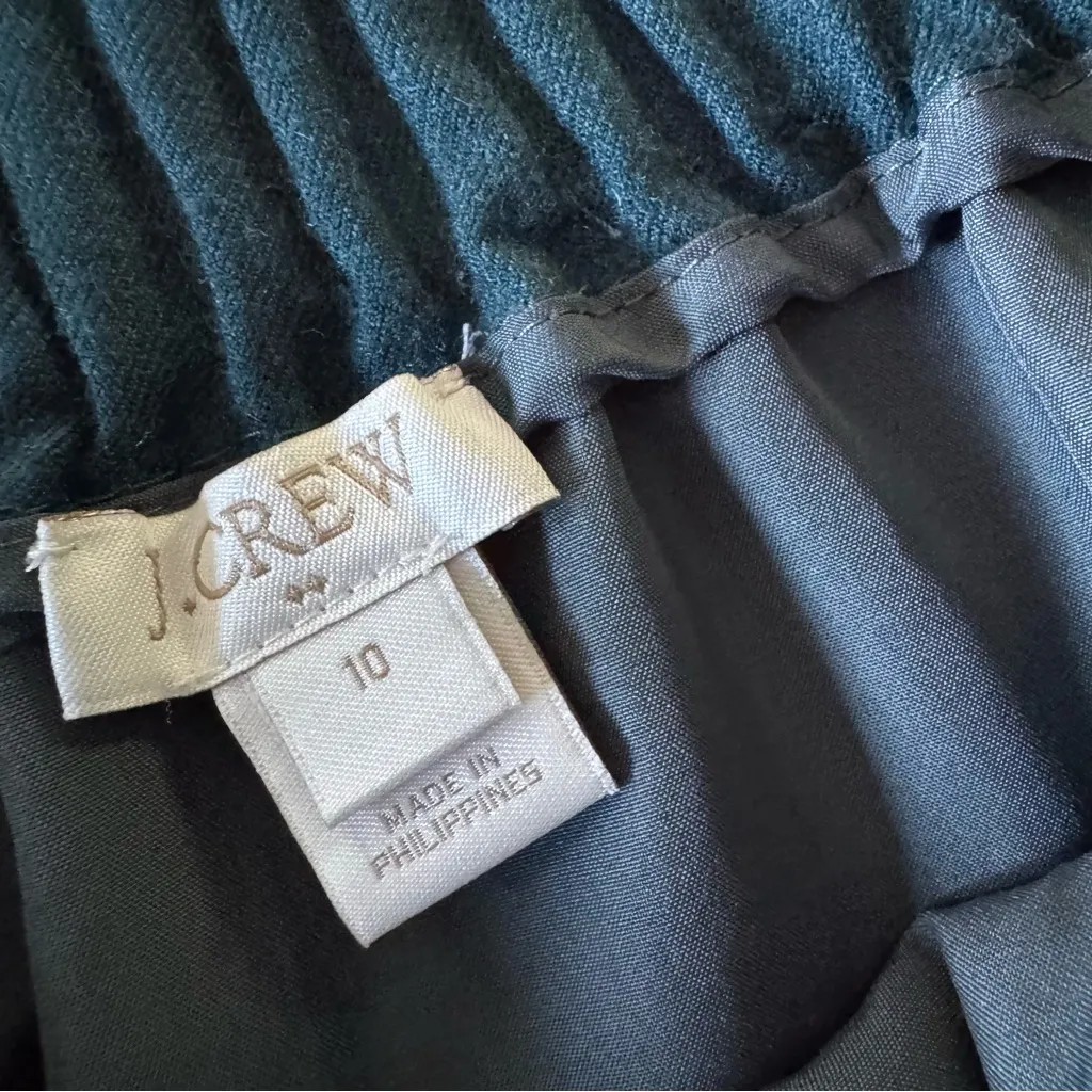 J. Crew Wool Blend Sidewalk Skirt, Evergreen - size 10 - Image 6