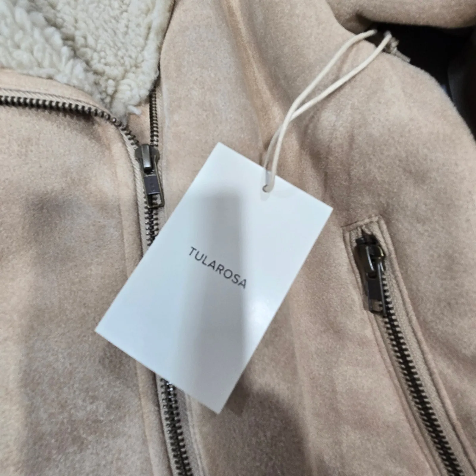 Tularosa Griffin Sherpa Coat in Mahogany XL - Image 4