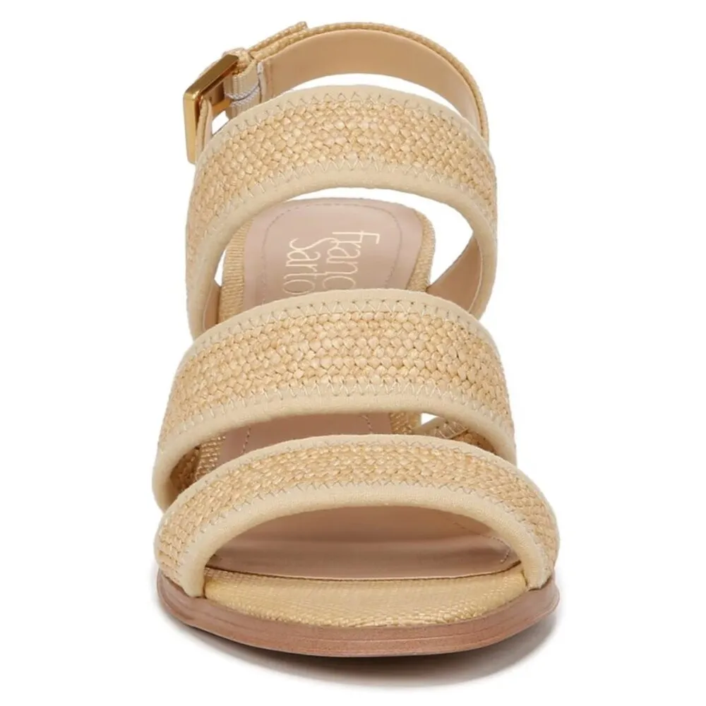 NEW Franco Sarto Buco Raffia Sandal (Women) 8M, NATURAL - Image 3