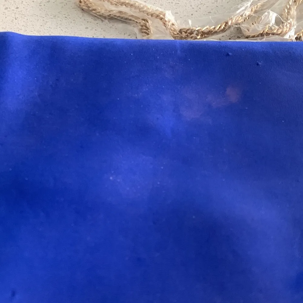 Street Level  fold over clutch with gold chain - Image 2