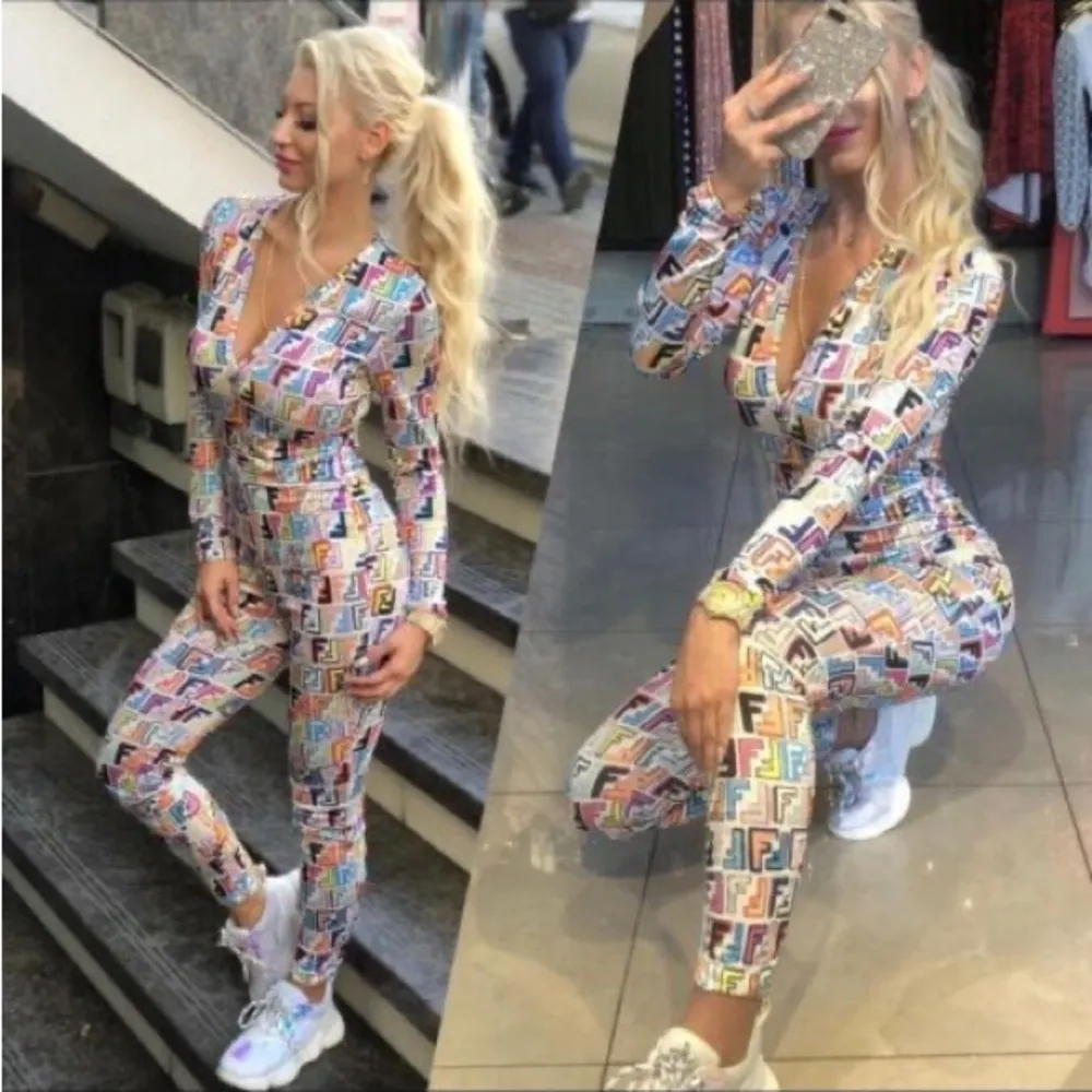 Colorful Patterned Jumpsuit - Image 9