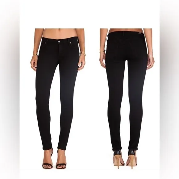 Citizens of Humanity Avedon Slick Skinny Leg black size 6 - Image 2