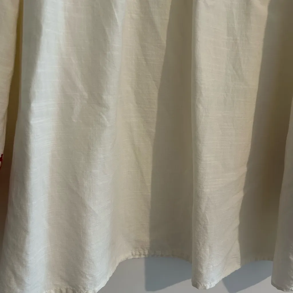 Knox Rose Balloon Sleeve Top Cream Orange Size XL - Image 12