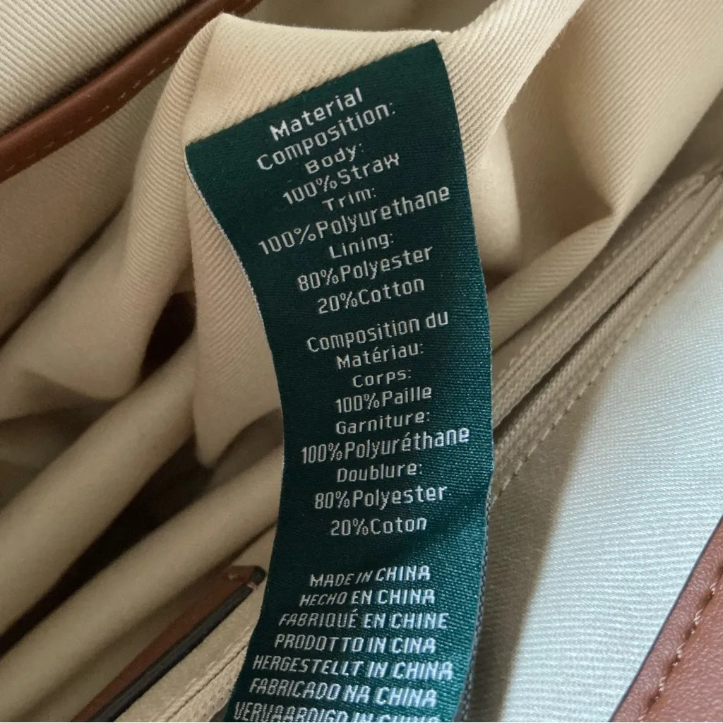 Lauren by Ralph Lauren Straw Reese Tote Women's bag - Image 13