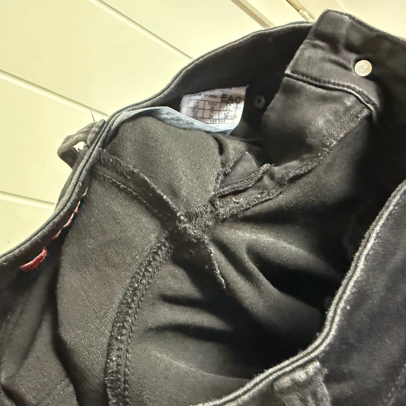 Guess Womens Jeans 24 Medium Rise Curvy Skinny Sienna Black Denim‎ Stretchy - Image 9