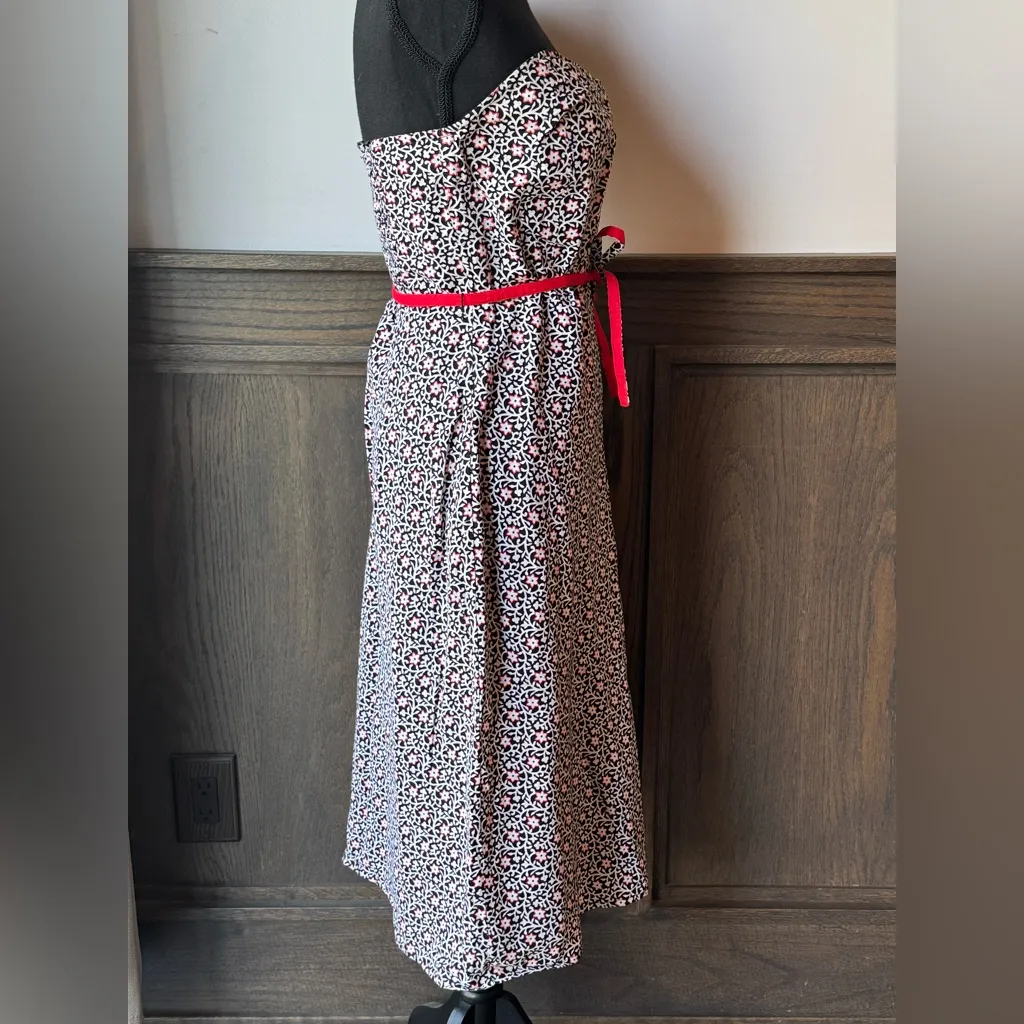 Mossimo Supply Co. Red and Black Strapless Sundress Size M - Image 5
